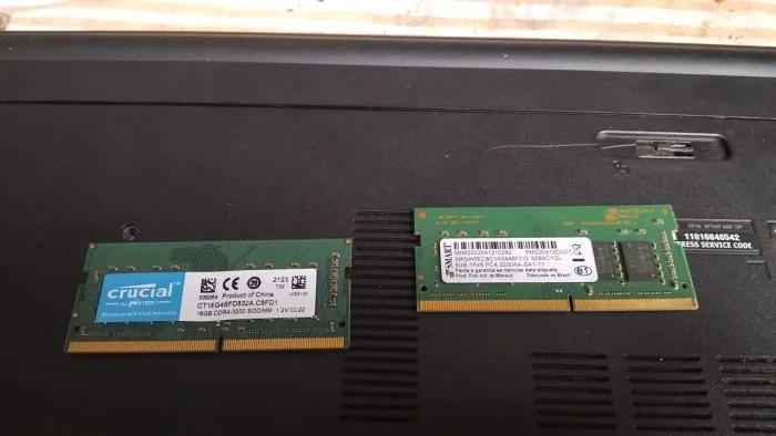 Memórias notebook ddr4 8 gigas