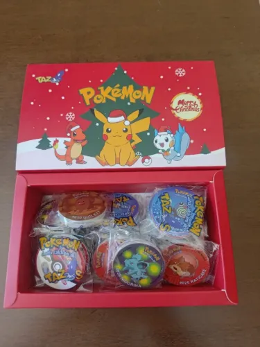 Kit Coleção 160 Tazos Pokémon 1 Geração