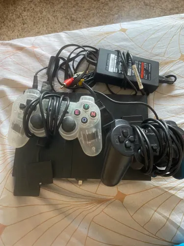 Playstation 2 tudo funcionando 2 controle