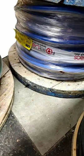 100 x Cabo Flexível 70mm azul