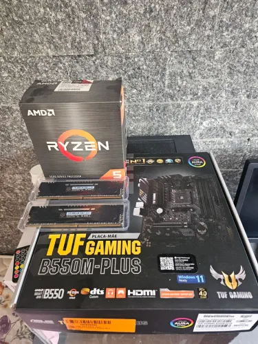 Kit Upgrade Ryzen 5600x + B550m tuf gamming + 16gb 2x8 4000mhz