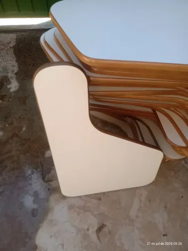 Prancheta MDF 18mm Formicada com Verniz Pu - 59x40cm