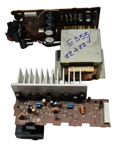 BSV260206 Transformador + Placa Pot Do System Gradiente E355 22 + 22v