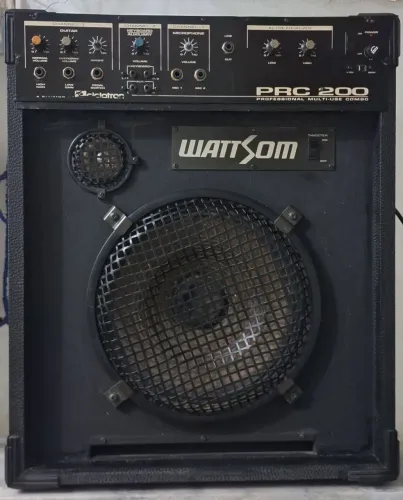 Caixa Amplificada wattsom (defeito)
