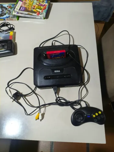 Mega drive 1993 e fita Aladin original