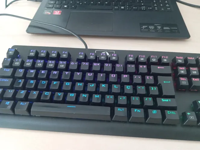 Teclado Mecânico Gamer Redragon Dark Avenger K568RGB-2 (Usado)