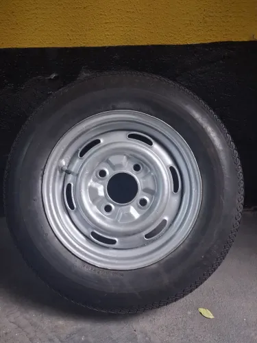 Roda brasilia aro 14 + pneu