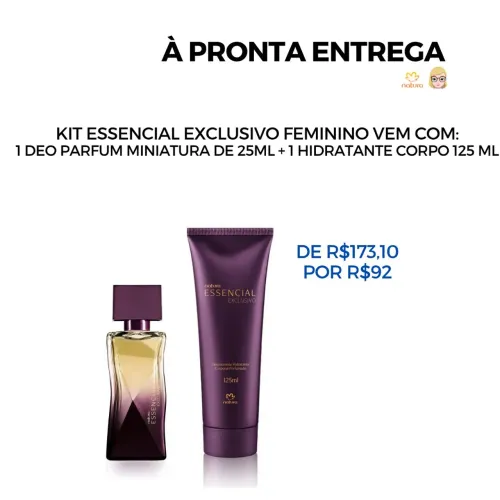 Kit Essencial Exclusivo feminino Natura