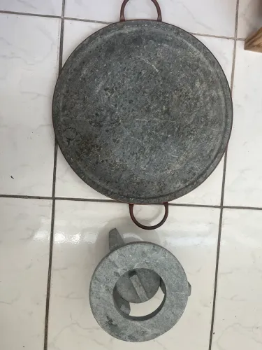 Rechaud de pedra para pizza semi novo