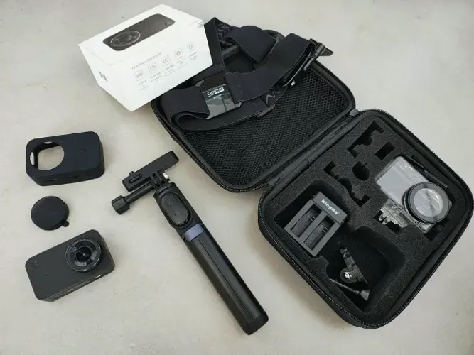 camera de ação mi 4k com kit