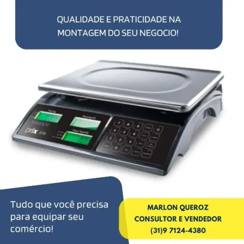 Balança Eletrônica 32 Quilos Prix 3 Nova