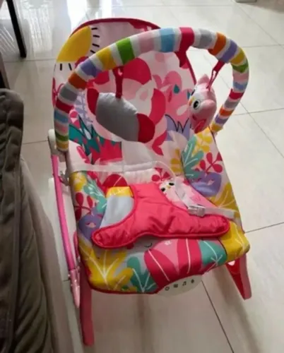 cadeirinha de bebê smile - vibratória e musical