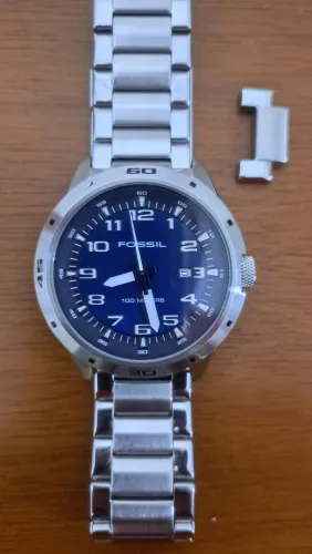 Relógio Fossil todo em Aço Aceito Ofertas