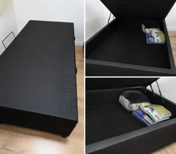 Cama baú solteiro