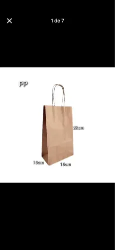 Sacola de Papel Kraft 