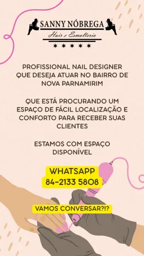 espaço disponível nail designer