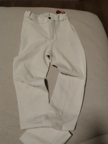 Calça branca equitação 12 anos