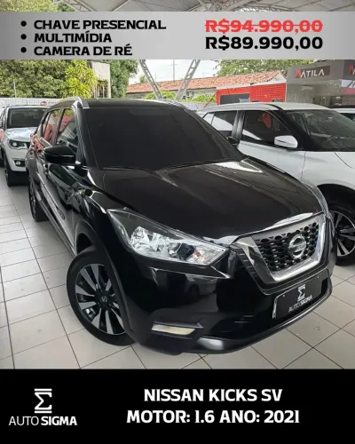 Nissan Kicks SV 1.6 16V Flexstar 5P Aut. 2021
