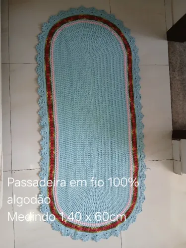 Passadeira em fio 100% algodão