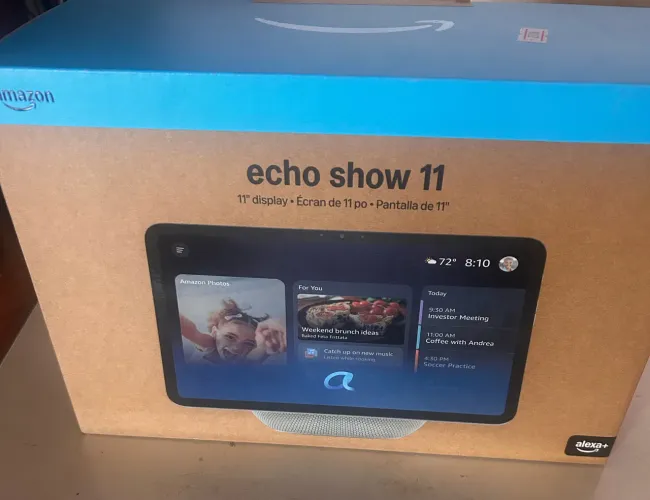 Alexa echo show 11,nova na caixa