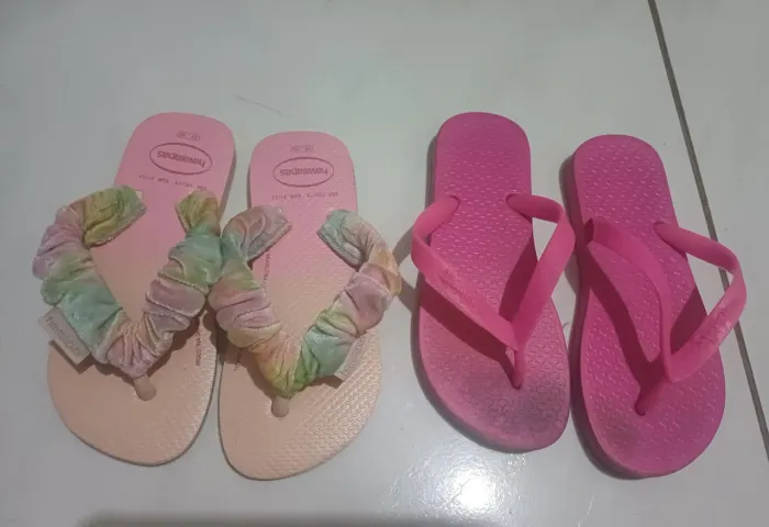 Lote sandálias havaiana e ipanema