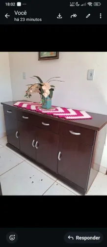 Conjunto de mesa cadeira com bancada