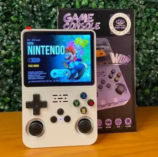 Video Game Portátil R36S com +20.000 Jogos Retrô 64GB - Novo