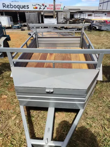 Carretinha 2.00 x 1.20 c/ Bauzinho | Pneu Novo | Produto Novo