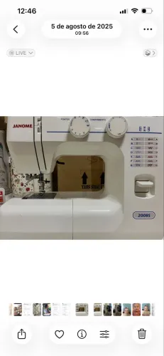 Máquina de costura JANOME 20085