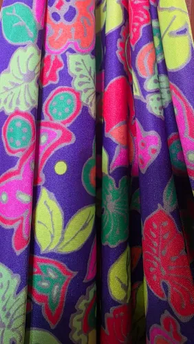 Canga de Praia Grande Estampada 1.65 x 1.45m / Saída de Praia<br>