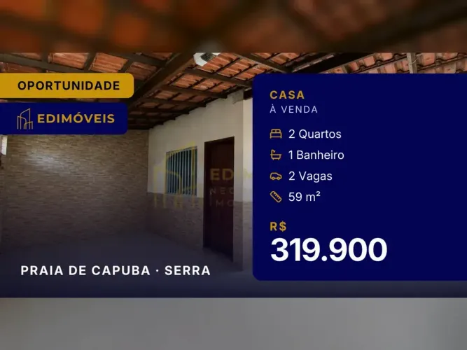 Praia de Capuba| Casa duplex 2 quartos, ideal para sua família!