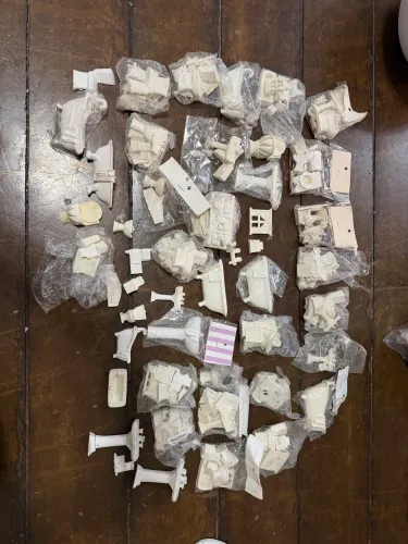 SUPER OFERTA Lote de pecinhas de banheiro em resina pela metade do preço