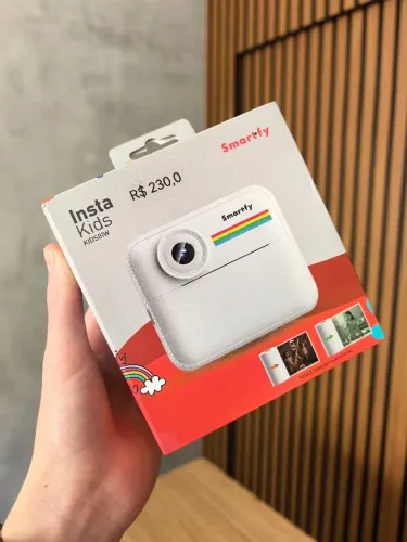 Câmera insta Kids Smartfy - Branco