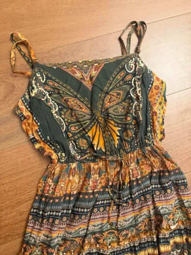 vestido farm estampado midi p