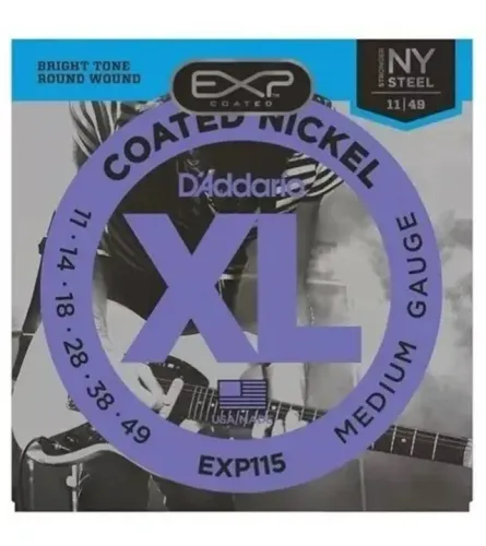 Encordoamento Guitarra Daddario 011 Exp 115