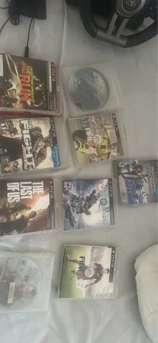 JOGOS E PERIFERICOS DE PS3(COMPATÍVEL COM PC OU COM USB)