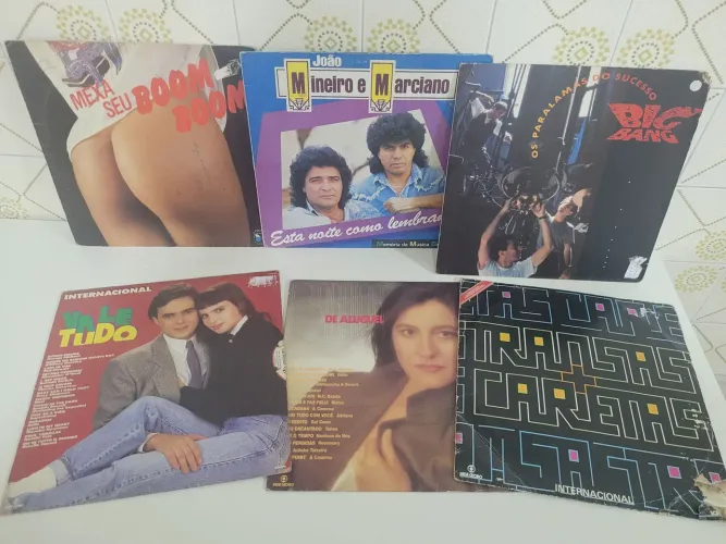 Lps Vinil lote com 6 unidades 