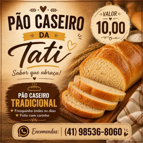Pão caseiro 