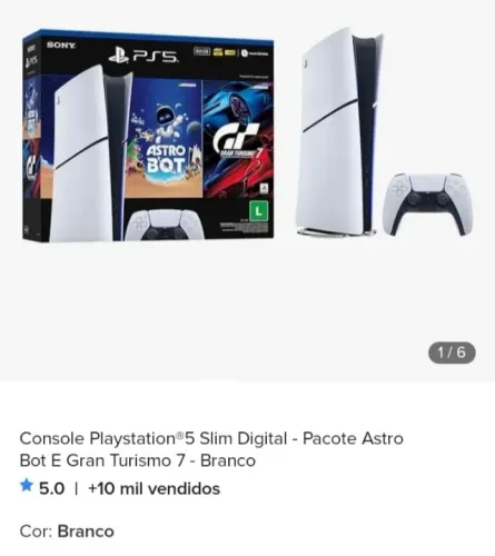 VENDO PS5 LACRADO C/ NOTA