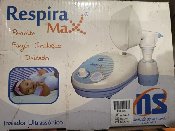Inalador e Nebulizador Ultrassônico NS RespiraMax