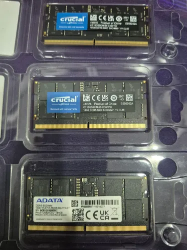 Memória DDR5 16GB Crucial Notebook