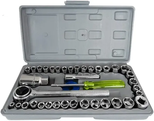 Kit Ferramentas Soquete com Chave Catraca