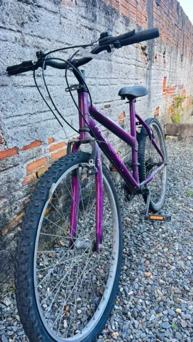 *VENDO BICICLETA ROXA DONNA FREEDOM