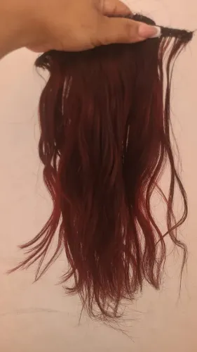 Cabelo humano na tela