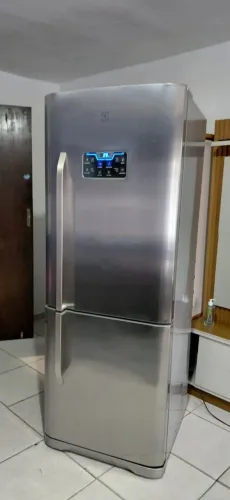 Geladeira Electrolux inverse inox frost free lindíssima Entrego