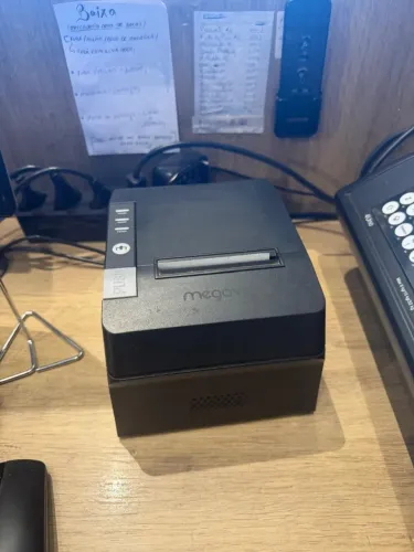 Impressora Termica 80 Colunas M9 SP-POS Megaview e Leitor De Codigo De Barras Elgin Flash 