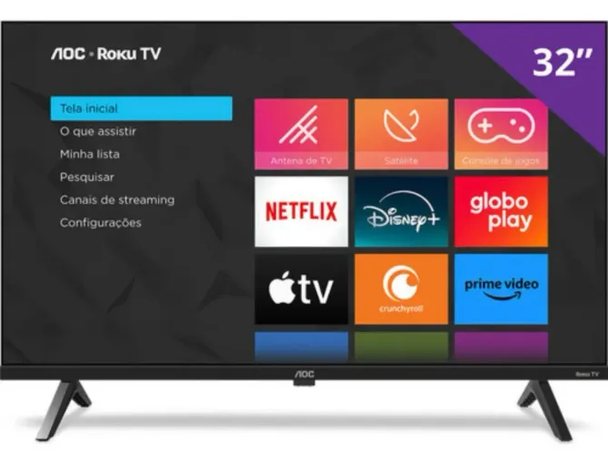 Vendo Smart TV LCD LED 32" AOC 32S5155/78G