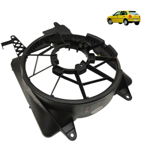 Defletor ventoinha radiador VW Gol 1.0 16v G3 1999 2000 2001