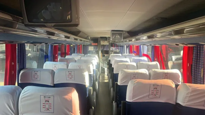 Bancada de ônibus paradiso G6 Leito