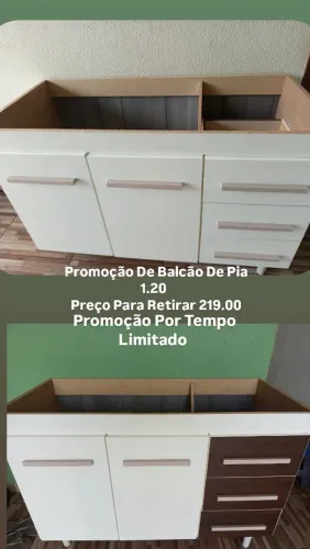 BALCÃO DE PIA NOVO DIRETO DA FÁBRICA
